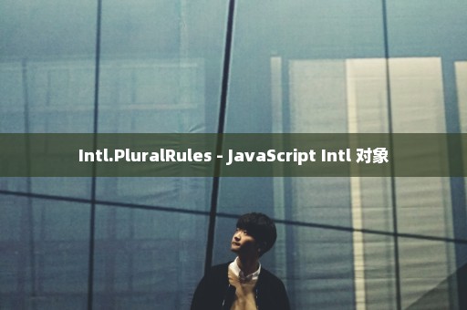 Intl.PluralRules - JavaScript Intl 对象
