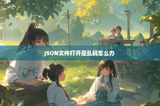 JSON文件打开是乱码怎么办