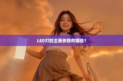 LED灯的主要参数有哪些？