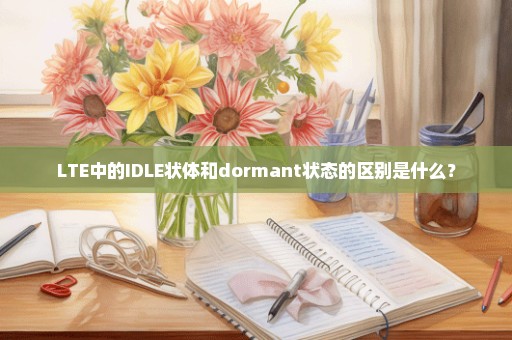LTE中的IDLE状体和dormant状态的区别是什么？