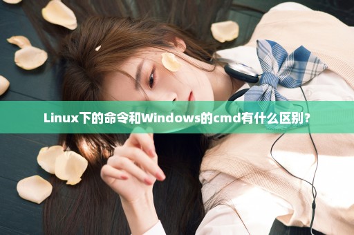 Linux下的命令和Windows的cmd有什么区别？