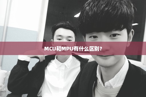 MCU和MPU有什么区别？