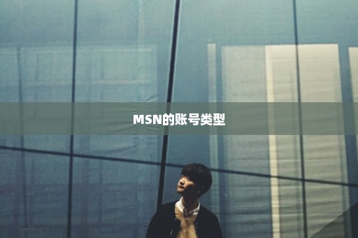 MSN的账号类型