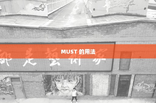 MUST 的用法