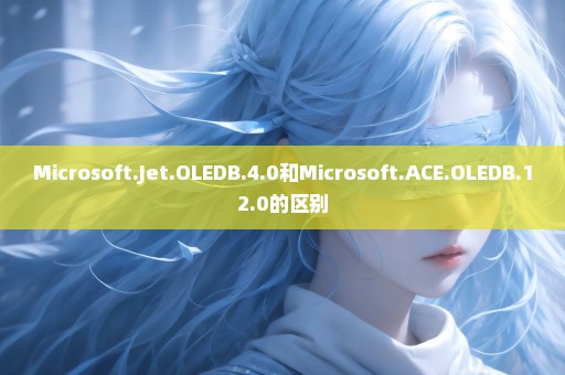 Microsoft.Jet.OLEDB.4.0和Microsoft.ACE.OLEDB.12.0的区别