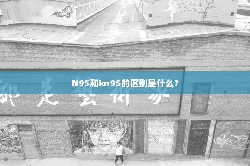 N95和kn95的区别是什么？