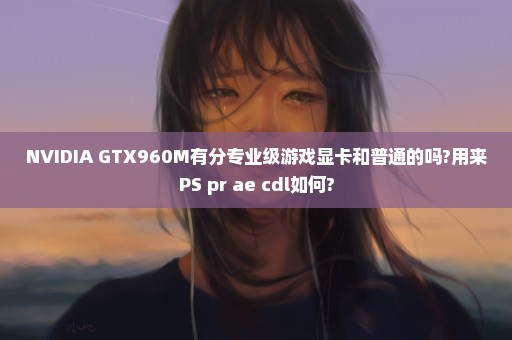 NVIDIA GTX960M有分专业级游戏显卡和普通的吗?用来PS pr ae cdl如何?