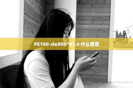 PE100-de800*47.4 什么意思