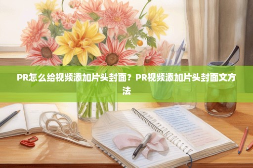 PR怎么给视频添加片头封面？PR视频添加片头封面文方法