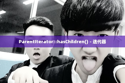 ParentIterator::hasChildren() - 迭代器