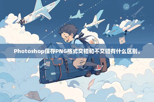 Photoshop保存PNG格式交错和不交错有什么区别。