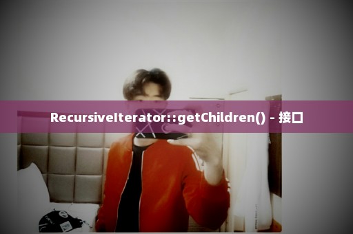 RecursiveIterator::getChildren() - 接口
