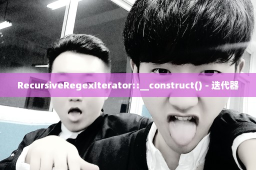 RecursiveRegexIterator::__construct() - 迭代器