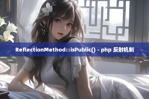 ReflectionMethod::isPublic() - php 反射机制