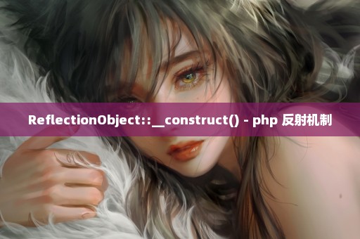ReflectionObject::__construct() - php 反射机制