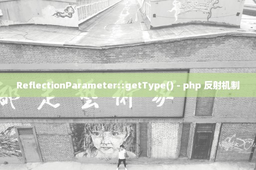 ReflectionParameter::getType() - php 反射机制