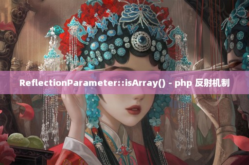 ReflectionParameter::isArray() - php 反射机制