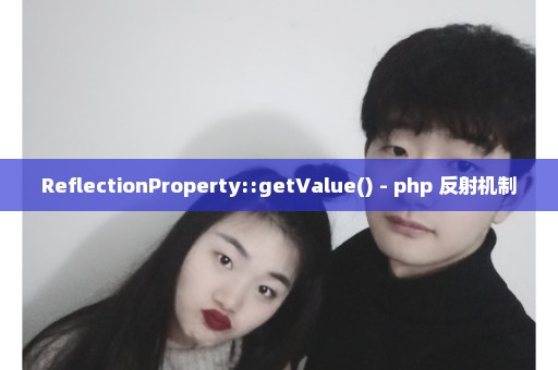ReflectionProperty::getValue() - php 反射机制