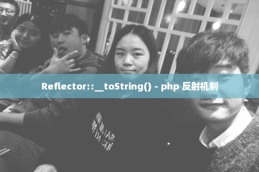 Reflector::__toString() - php 反射机制