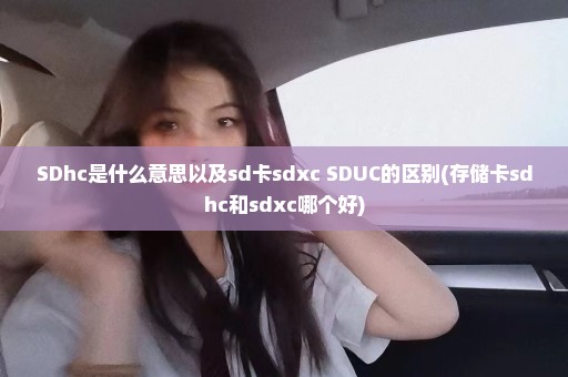 SDhc是什么意思以及sd卡sdxc SDUC的区别(存储卡sdhc和sdxc哪个好)