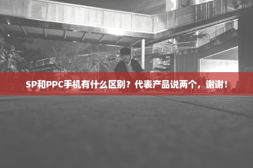 SP和PPC手机有什么区别？代表产品说两个，谢谢！