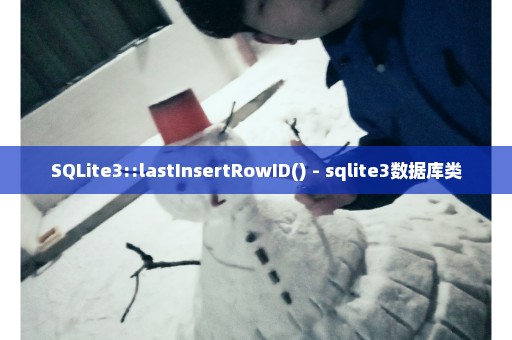 SQLite3::lastInsertRowID() - sqlite3数据库类
