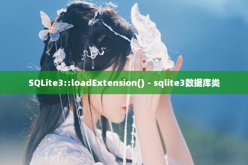 SQLite3::loadExtension() - sqlite3数据库类