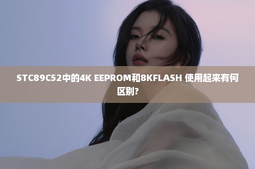 STC89C52中的4K EEPROM和8KFLASH 使用起来有何区别?