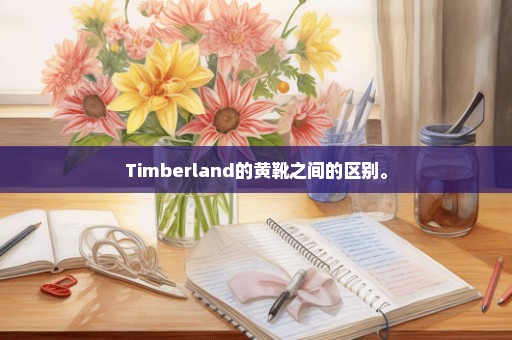 Timberland的黄靴之间的区别。