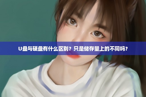 U盘与硬盘有什么区别？只是储存量上的不同吗？
