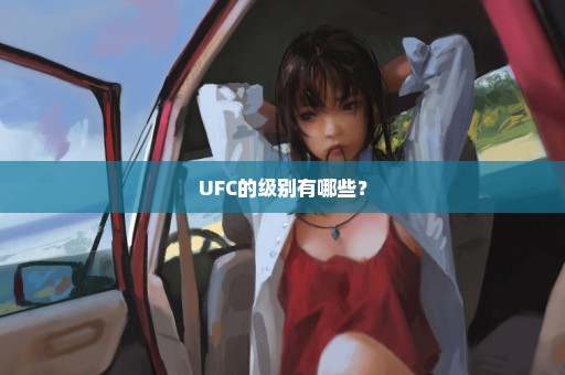 UFC的级别有哪些？