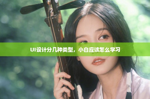 UI设计分几种类型，小白应该怎么学习