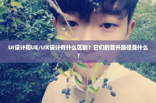 UI设计和UE/UX设计有什么区别？它们的晋升路径是什么？