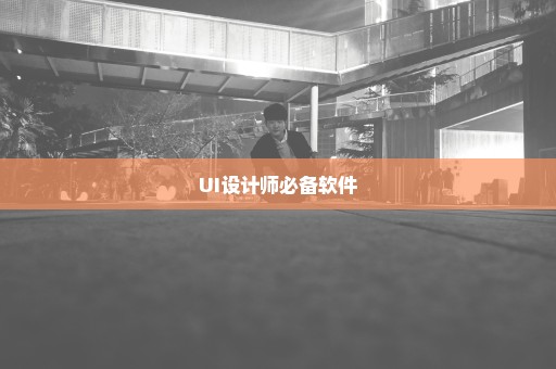 UI设计师必备软件