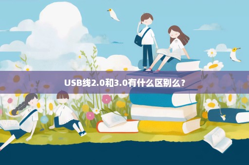 USB线2.0和3.0有什么区别么？