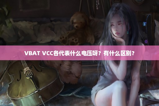 VBAT VCC各代表什么电压呀？有什么区别？