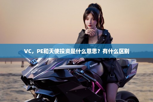 VC，PE和天使投资是什么意思？有什么区别