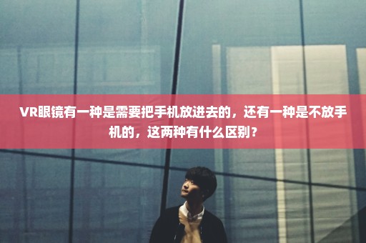 VR眼镜有一种是需要把手机放进去的，还有一种是不放手机的，这两种有什么区别？
