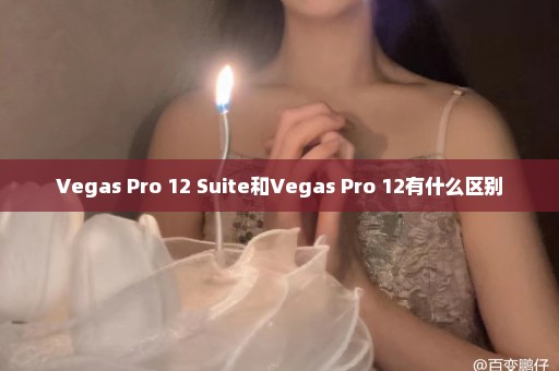 Vegas Pro 12 Suite和Vegas Pro 12有什么区别