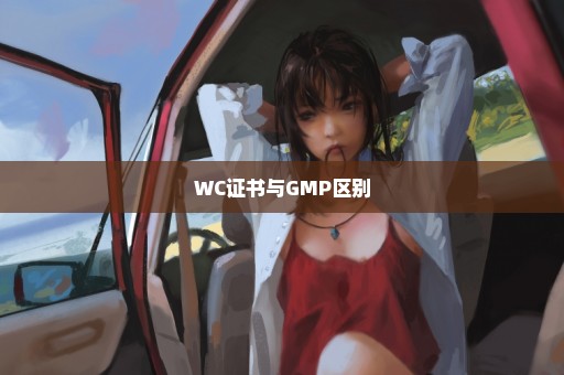 WC证书与GMP区别
