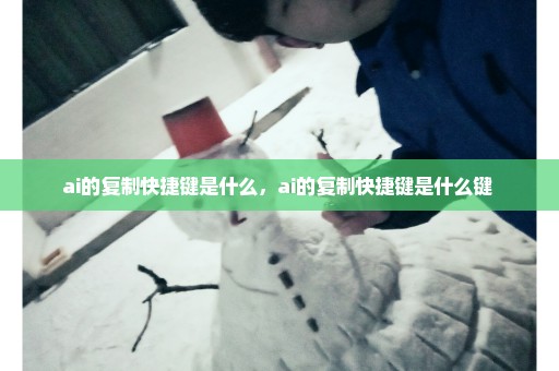 ai的复制快捷键是什么，ai的复制快捷键是什么键 