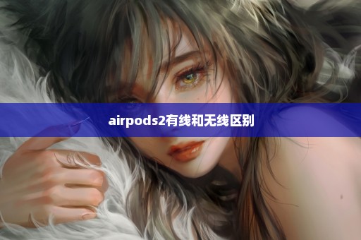 airpods2有线和无线区别