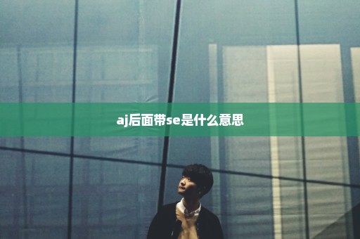 aj后面带se是什么意思