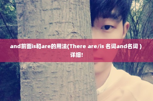 and前面is和are的用法(There are/is 名词and名词 ) 详细!