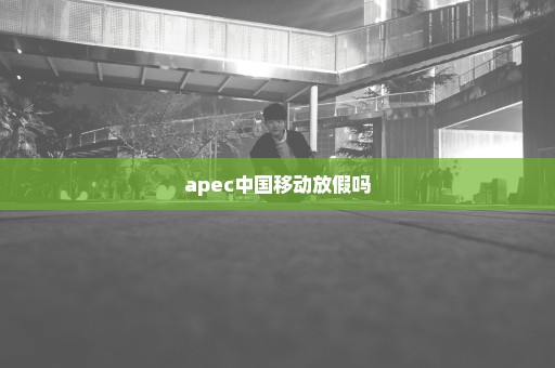 apec中国移动放假吗