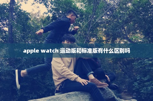 apple watch 运动版和标准版有什么区别吗