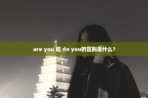 are you 和 do you的区别是什么？