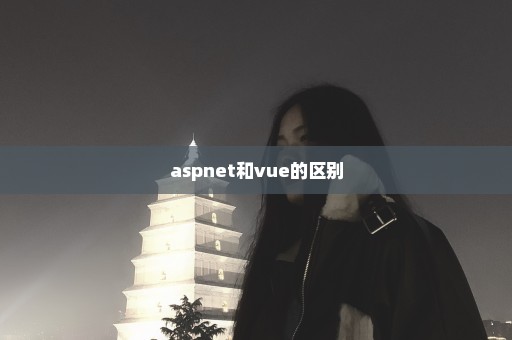 aspnet和vue的区别