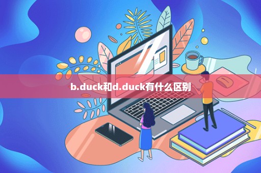 b.duck和d.duck有什么区别