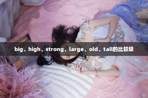 big、high、strong、large、old、tall的比较级